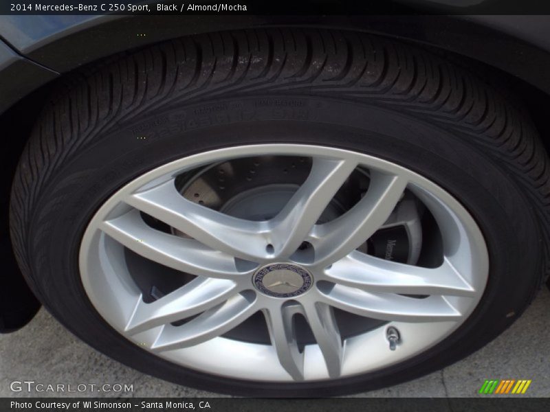 Black / Almond/Mocha 2014 Mercedes-Benz C 250 Sport
