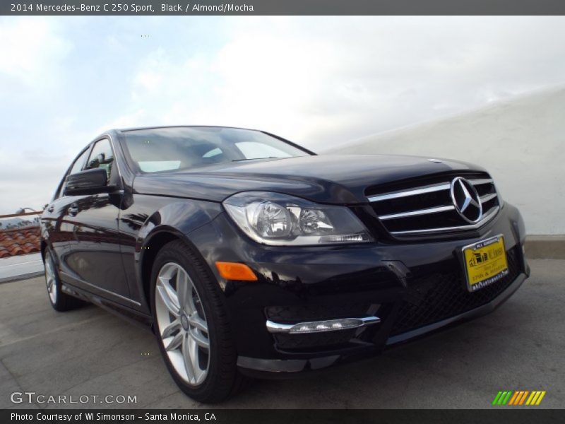 Black / Almond/Mocha 2014 Mercedes-Benz C 250 Sport