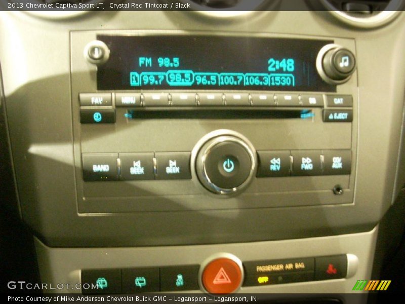 Crystal Red Tintcoat / Black 2013 Chevrolet Captiva Sport LT