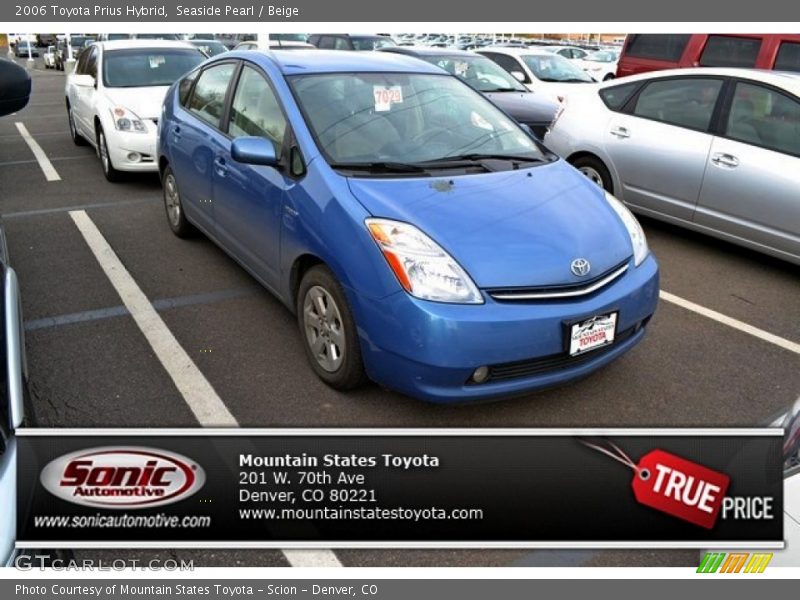 Seaside Pearl / Beige 2006 Toyota Prius Hybrid