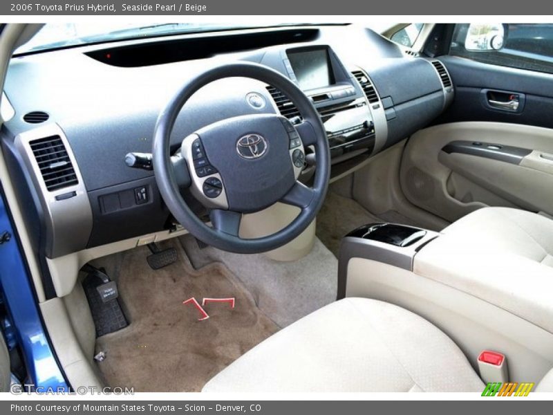 Seaside Pearl / Beige 2006 Toyota Prius Hybrid