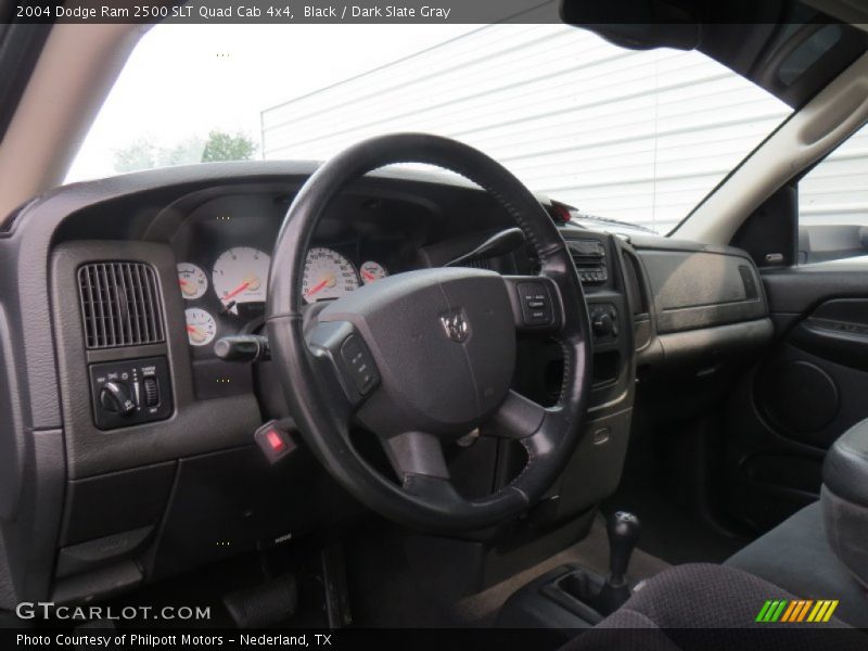 Black / Dark Slate Gray 2004 Dodge Ram 2500 SLT Quad Cab 4x4