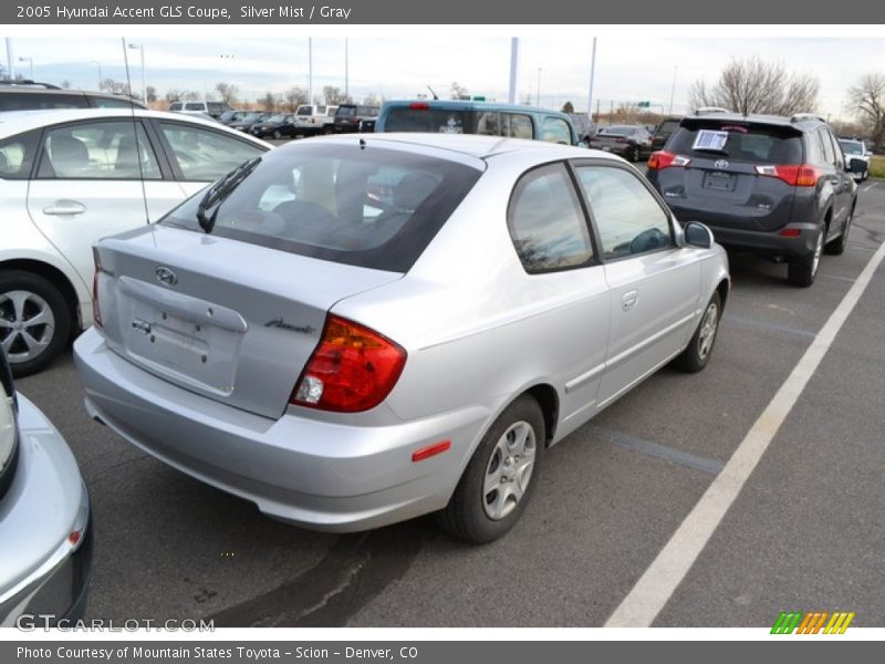 Silver Mist / Gray 2005 Hyundai Accent GLS Coupe