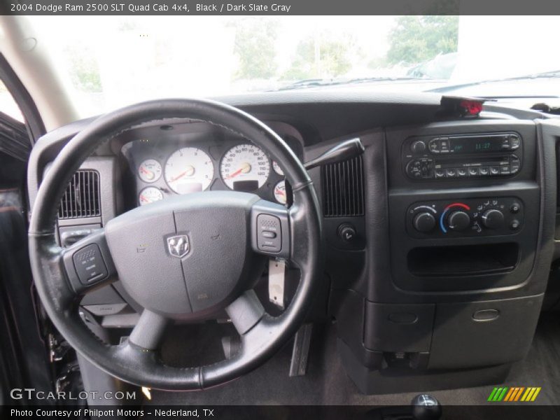 Black / Dark Slate Gray 2004 Dodge Ram 2500 SLT Quad Cab 4x4