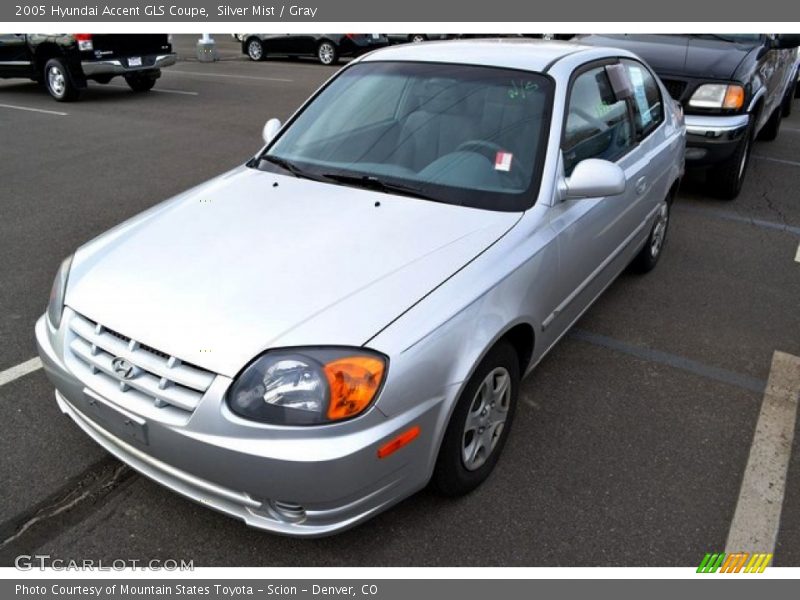 Silver Mist / Gray 2005 Hyundai Accent GLS Coupe