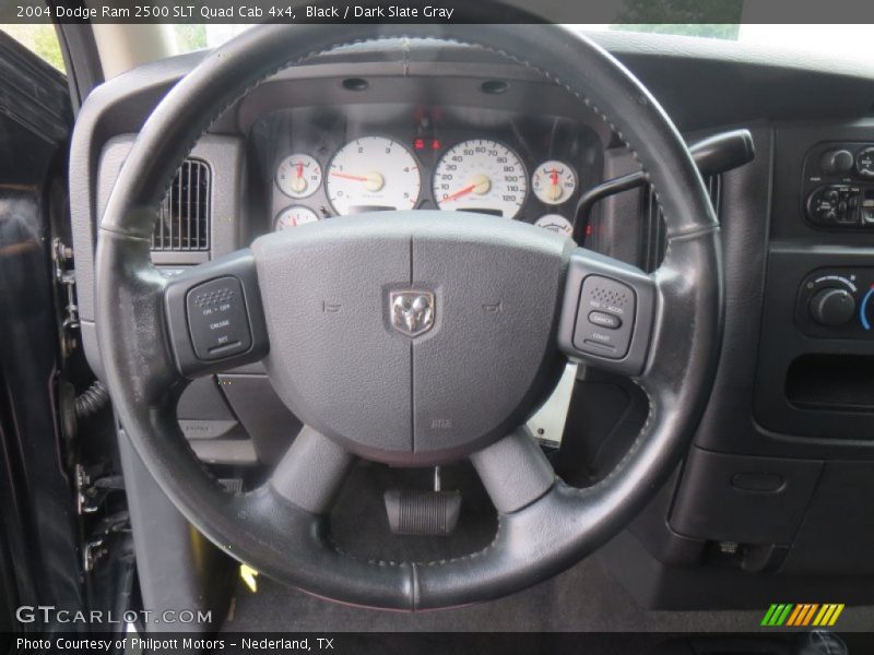 Black / Dark Slate Gray 2004 Dodge Ram 2500 SLT Quad Cab 4x4