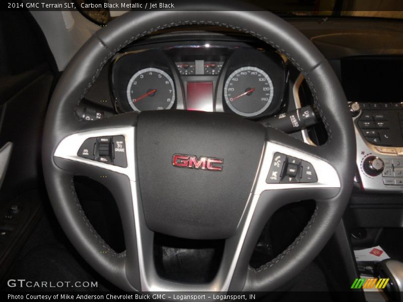 Carbon Black Metallic / Jet Black 2014 GMC Terrain SLT