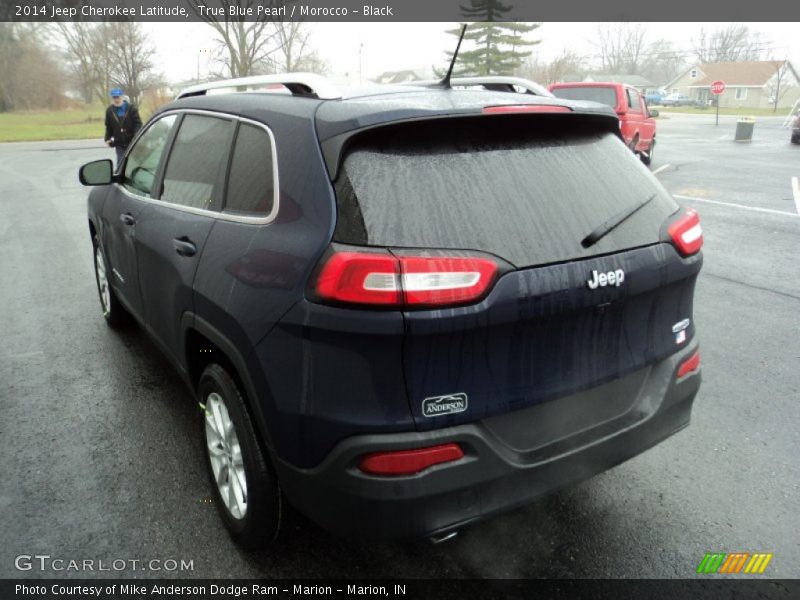 True Blue Pearl / Morocco - Black 2014 Jeep Cherokee Latitude