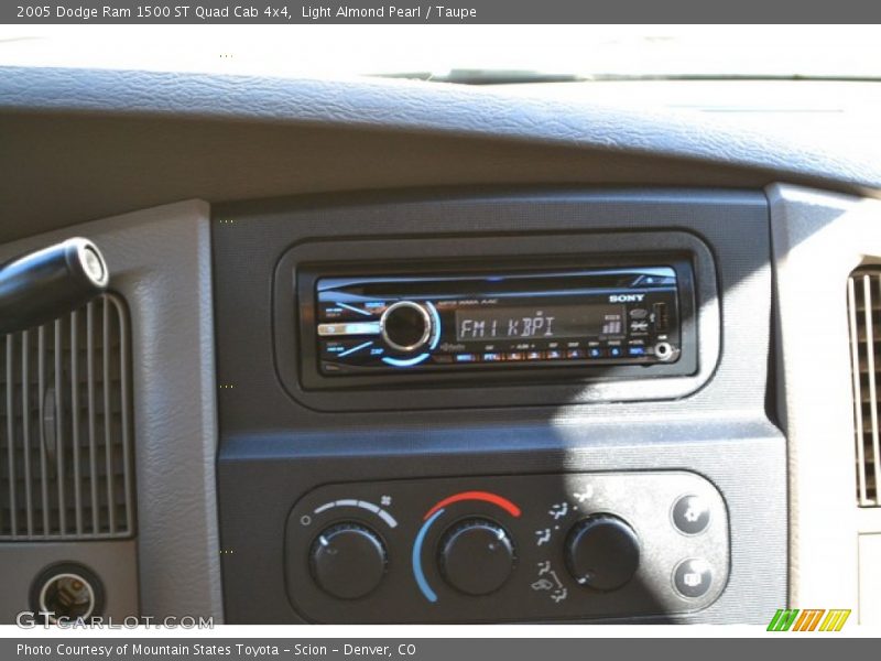 Light Almond Pearl / Taupe 2005 Dodge Ram 1500 ST Quad Cab 4x4