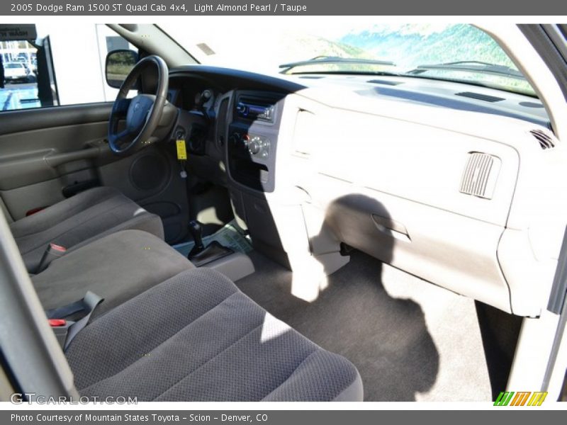Light Almond Pearl / Taupe 2005 Dodge Ram 1500 ST Quad Cab 4x4