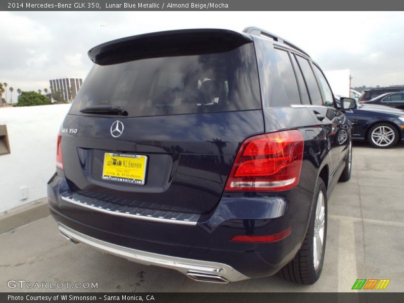 Lunar Blue Metallic / Almond Beige/Mocha 2014 Mercedes-Benz GLK 350