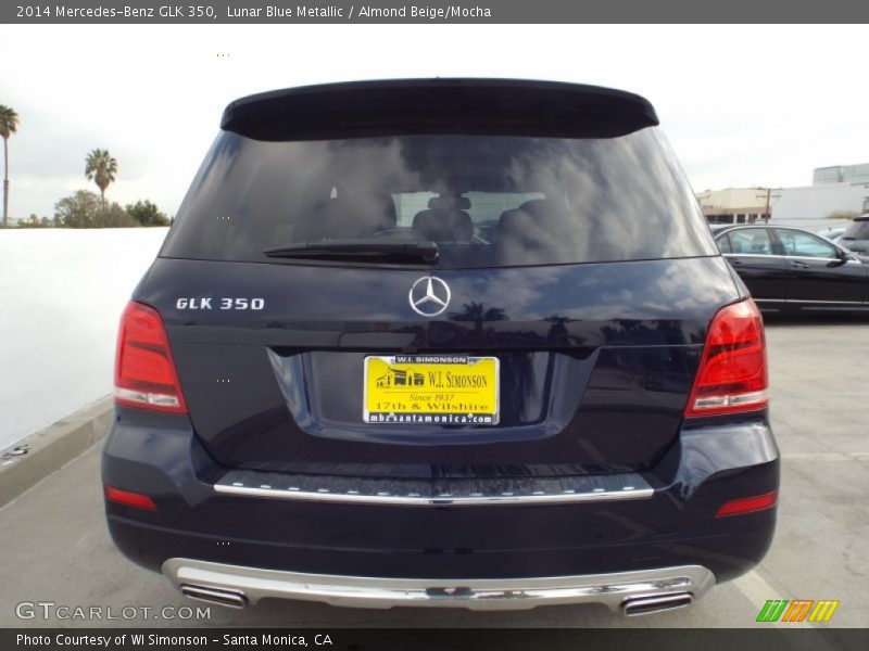 Lunar Blue Metallic / Almond Beige/Mocha 2014 Mercedes-Benz GLK 350
