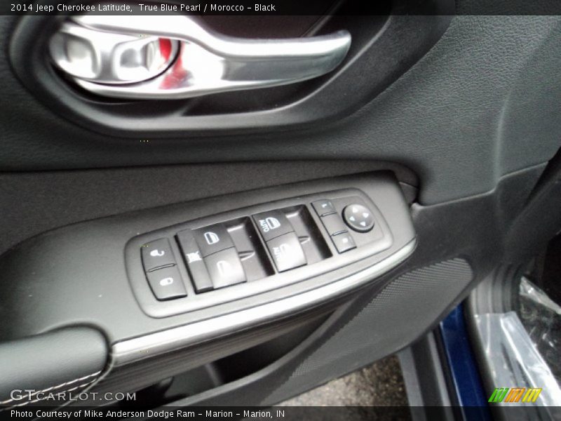 True Blue Pearl / Morocco - Black 2014 Jeep Cherokee Latitude