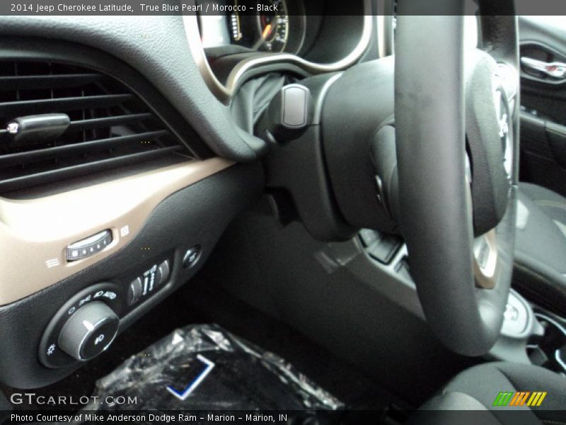 True Blue Pearl / Morocco - Black 2014 Jeep Cherokee Latitude