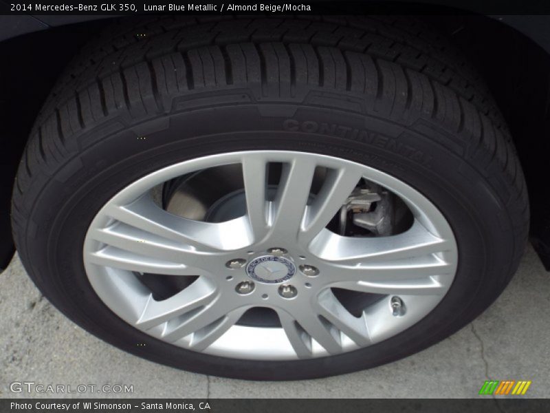 Lunar Blue Metallic / Almond Beige/Mocha 2014 Mercedes-Benz GLK 350