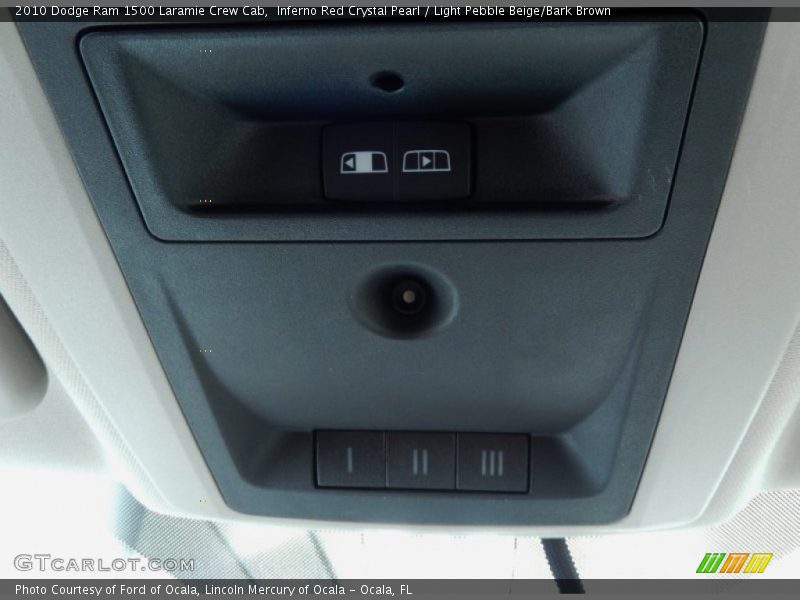 Inferno Red Crystal Pearl / Light Pebble Beige/Bark Brown 2010 Dodge Ram 1500 Laramie Crew Cab