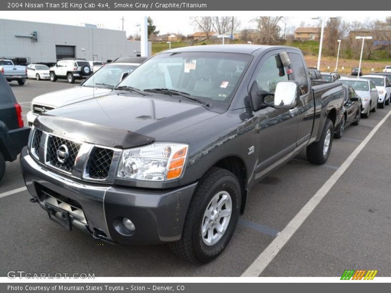 Smoke Gray / Graphite/Titanium 2004 Nissan Titan SE King Cab 4x4