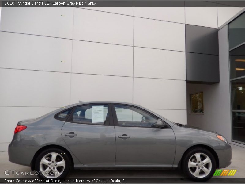 Carbon Gray Mist / Gray 2010 Hyundai Elantra SE