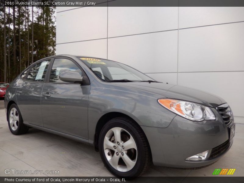 Carbon Gray Mist / Gray 2010 Hyundai Elantra SE
