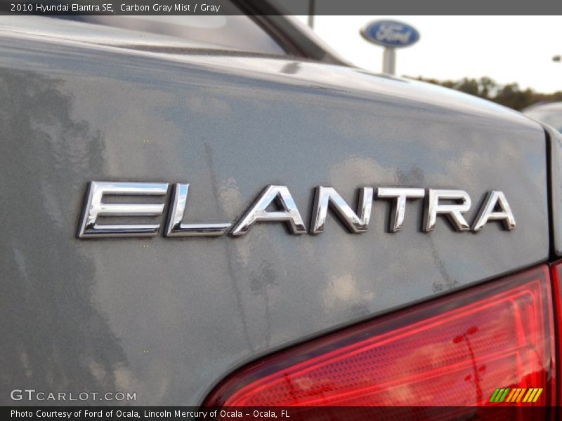 Carbon Gray Mist / Gray 2010 Hyundai Elantra SE