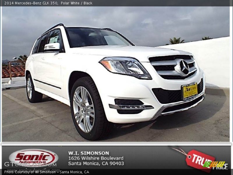 Polar White / Black 2014 Mercedes-Benz GLK 350