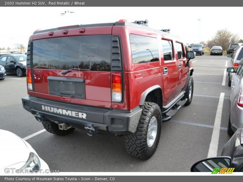 Red Metallic / Wheat 2003 Hummer H2 SUV