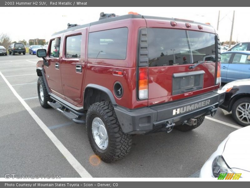 Red Metallic / Wheat 2003 Hummer H2 SUV