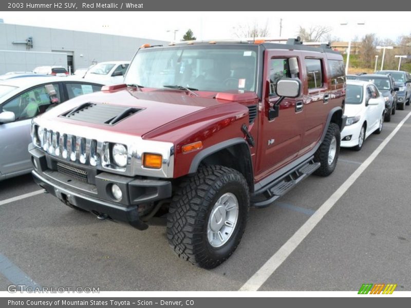 Red Metallic / Wheat 2003 Hummer H2 SUV