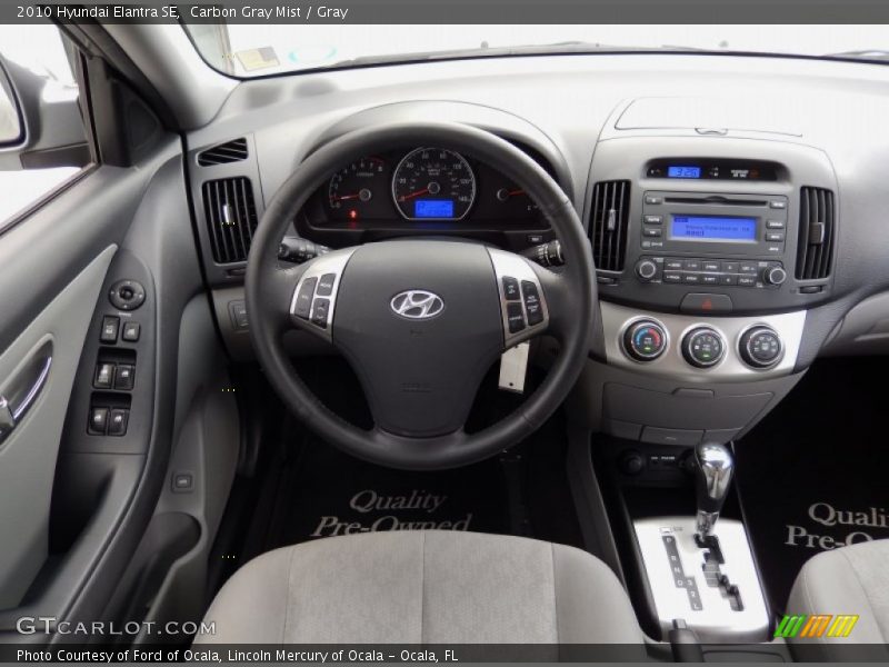 Carbon Gray Mist / Gray 2010 Hyundai Elantra SE