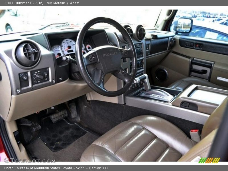 Red Metallic / Wheat 2003 Hummer H2 SUV
