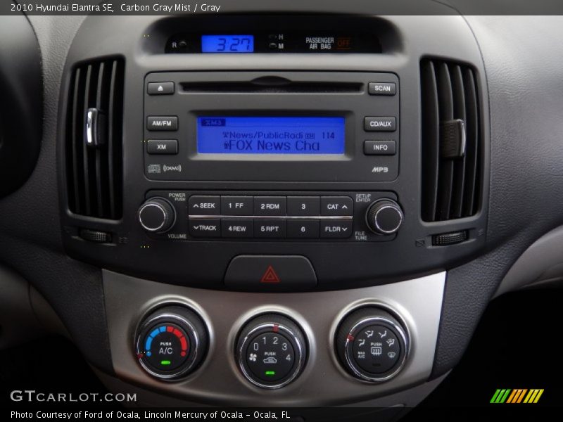 Carbon Gray Mist / Gray 2010 Hyundai Elantra SE