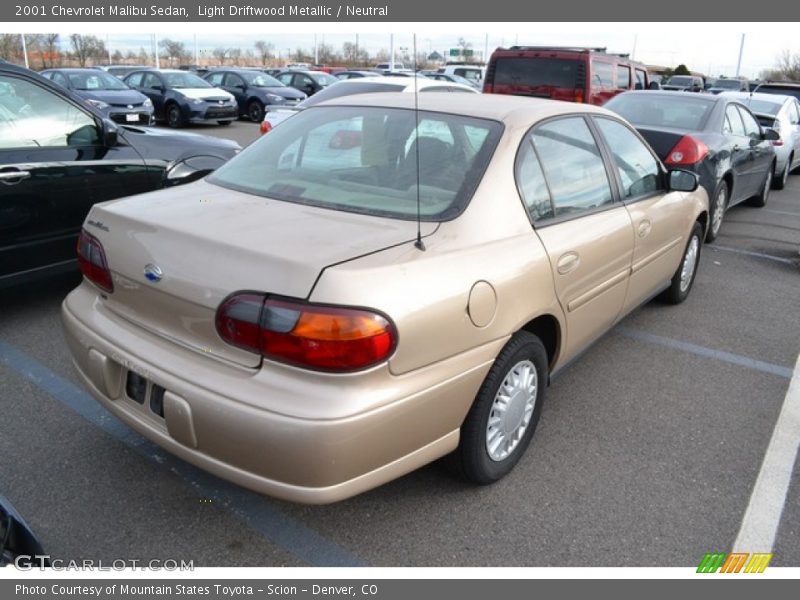 Light Driftwood Metallic / Neutral 2001 Chevrolet Malibu Sedan