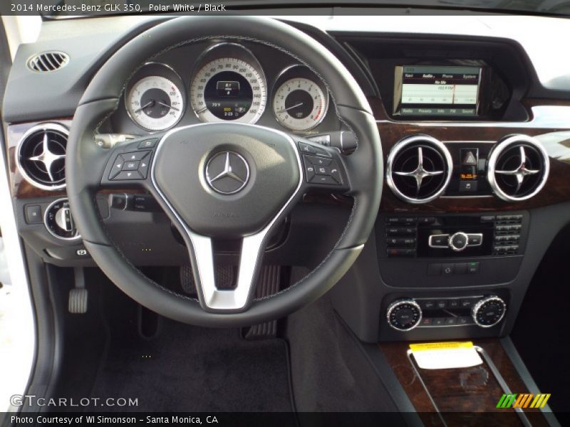Polar White / Black 2014 Mercedes-Benz GLK 350