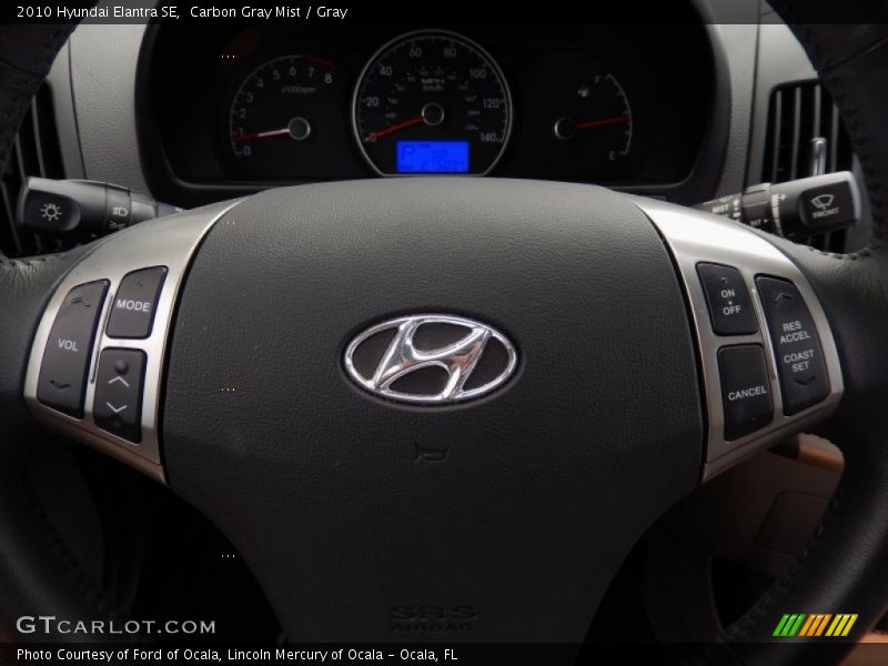 Carbon Gray Mist / Gray 2010 Hyundai Elantra SE