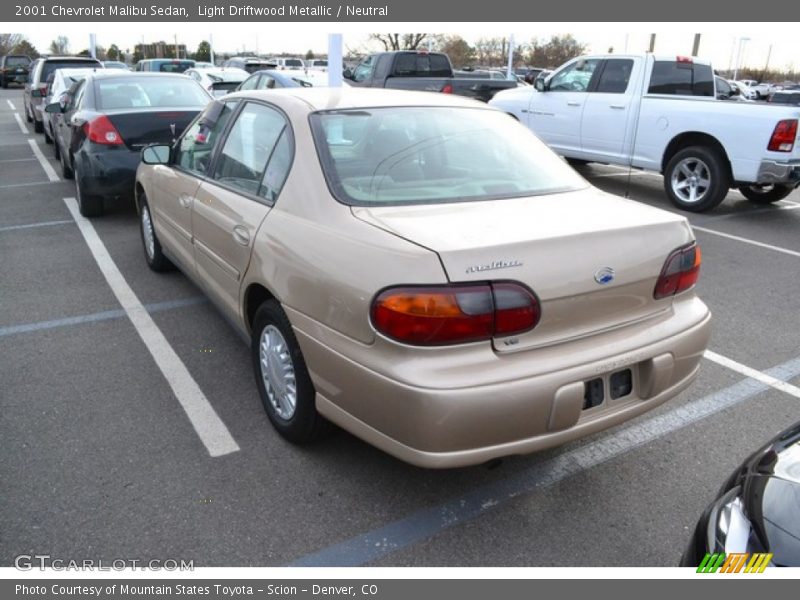 Light Driftwood Metallic / Neutral 2001 Chevrolet Malibu Sedan