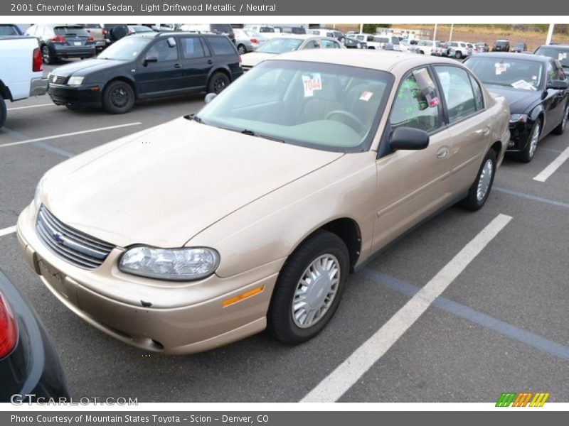 Light Driftwood Metallic / Neutral 2001 Chevrolet Malibu Sedan