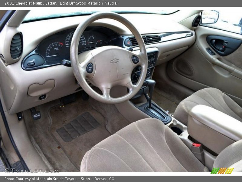 Light Driftwood Metallic / Neutral 2001 Chevrolet Malibu Sedan