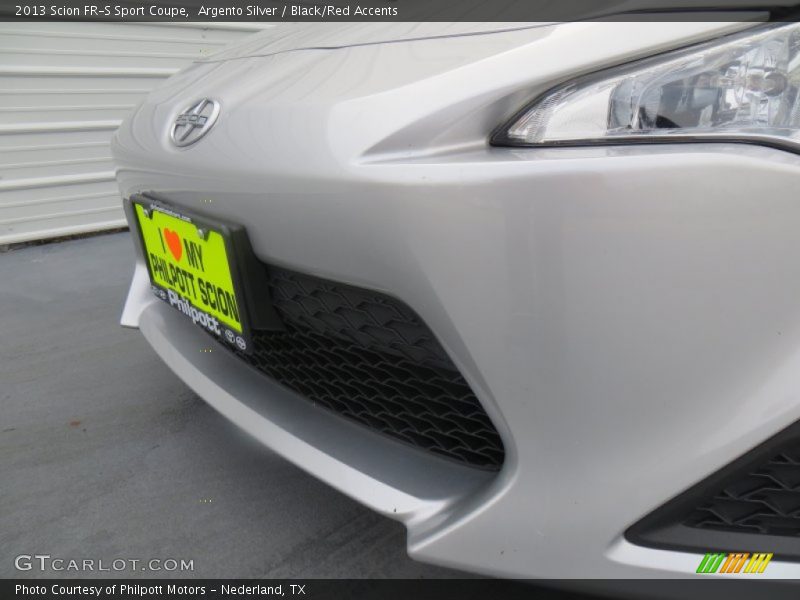 Argento Silver / Black/Red Accents 2013 Scion FR-S Sport Coupe