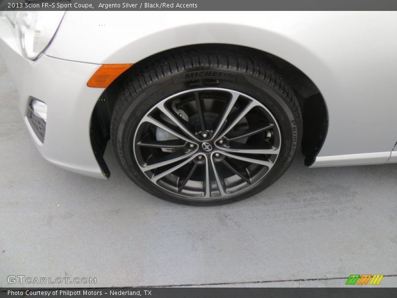 Argento Silver / Black/Red Accents 2013 Scion FR-S Sport Coupe