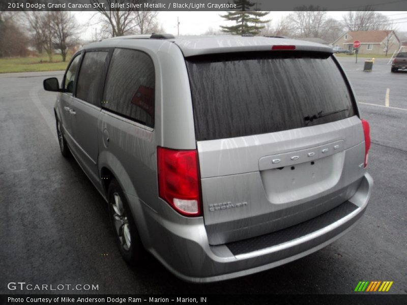 Billet Silver Metallic / Black/Light Graystone 2014 Dodge Grand Caravan SXT