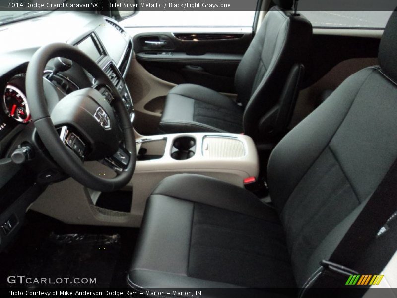 Billet Silver Metallic / Black/Light Graystone 2014 Dodge Grand Caravan SXT