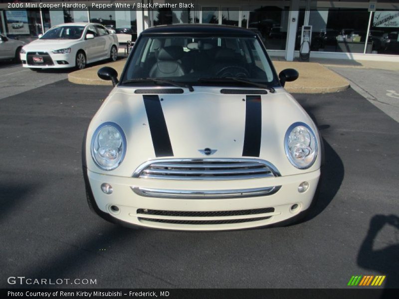 Pepper White / Black/Panther Black 2006 Mini Cooper Hardtop