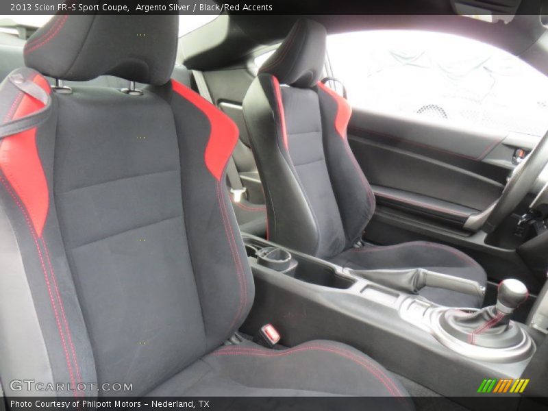 Argento Silver / Black/Red Accents 2013 Scion FR-S Sport Coupe