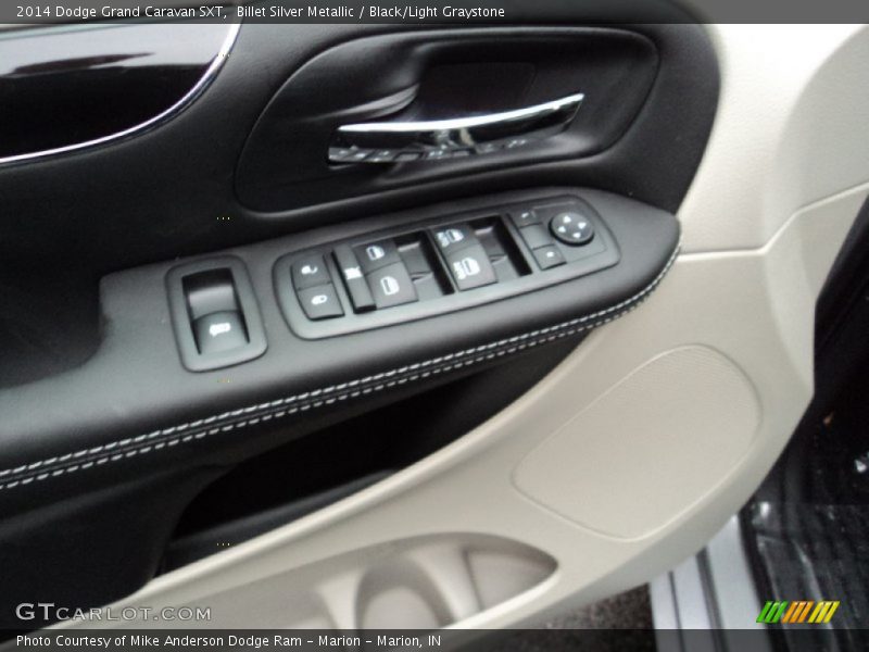 Billet Silver Metallic / Black/Light Graystone 2014 Dodge Grand Caravan SXT