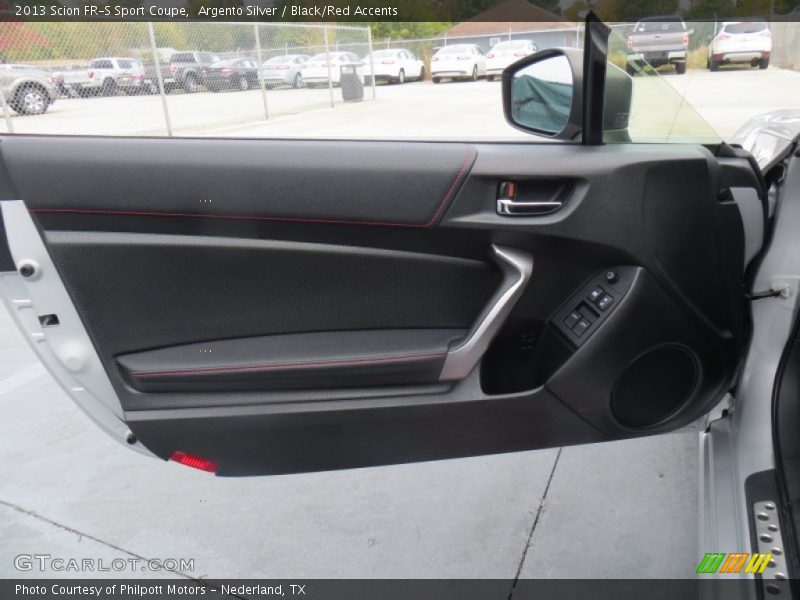 Argento Silver / Black/Red Accents 2013 Scion FR-S Sport Coupe