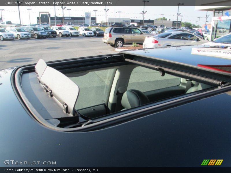Pepper White / Black/Panther Black 2006 Mini Cooper Hardtop