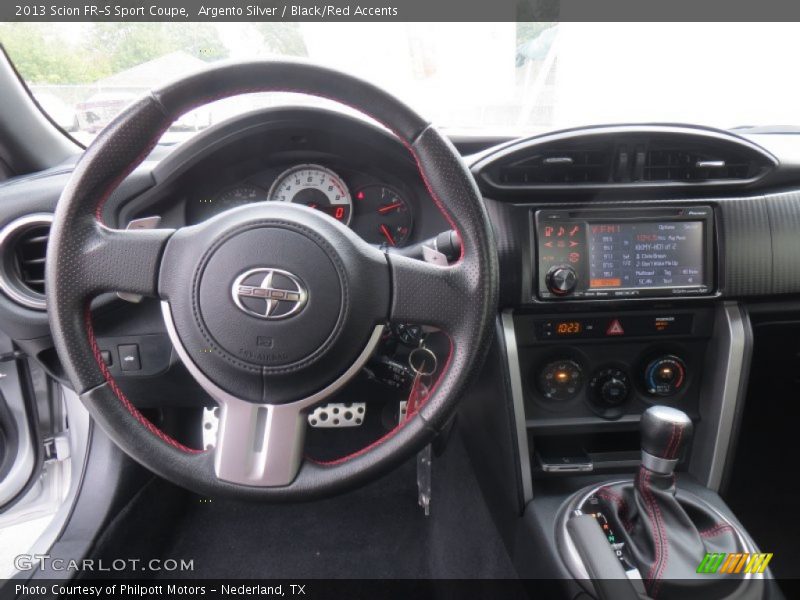 Argento Silver / Black/Red Accents 2013 Scion FR-S Sport Coupe