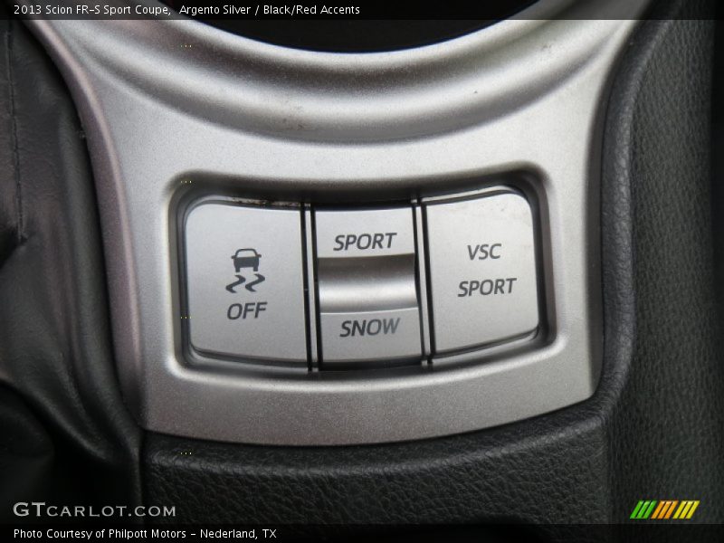 Argento Silver / Black/Red Accents 2013 Scion FR-S Sport Coupe