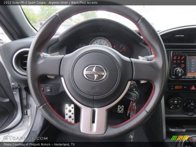 Argento Silver / Black/Red Accents 2013 Scion FR-S Sport Coupe
