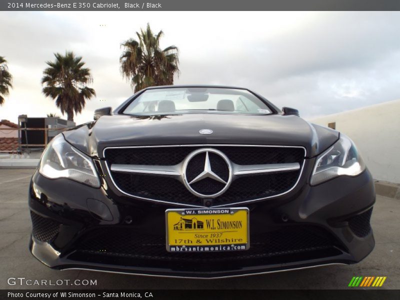 Black / Black 2014 Mercedes-Benz E 350 Cabriolet